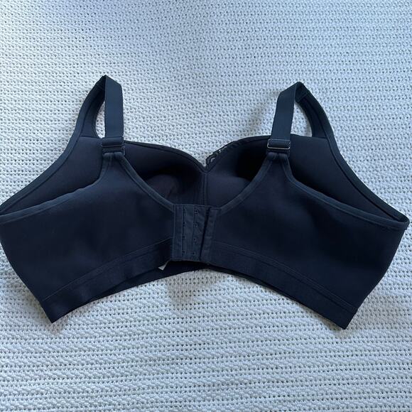 Cacique navy 42DDD Lightly Lined No Wire Full-Figure Bra - Picture 2 of 5